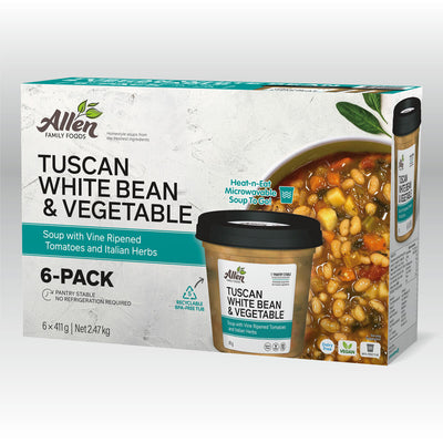 Allen Family Foods Tuscan Hvite Bønnesuppe, 6 x 400 g