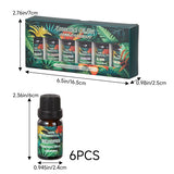 Livingandhome aromatherapy essential oil set 6x10ml, UK version