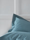 Set of 2 Blue Slate Cotton Rich Pillowcases