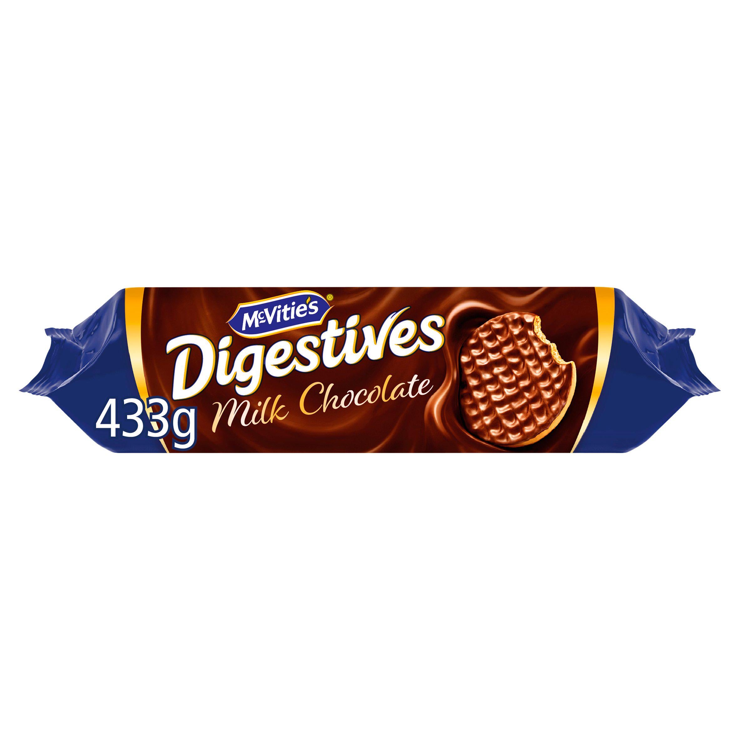 McVitie's Digestives Milk Chocolate Biscuits 433g Food cupboard essentials Sainsburys   