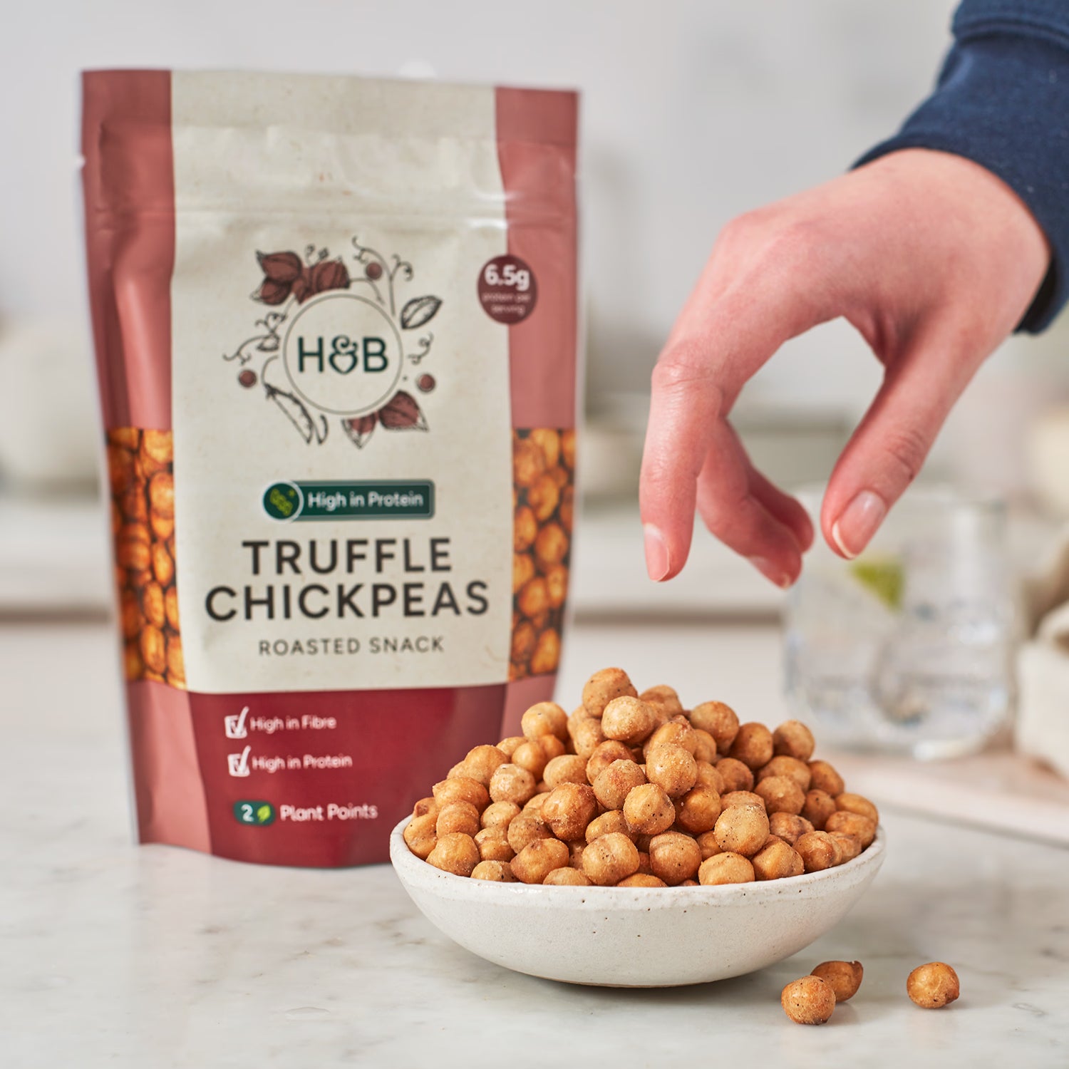 Holland & Barrett truffle chickpeas 150g, UK version