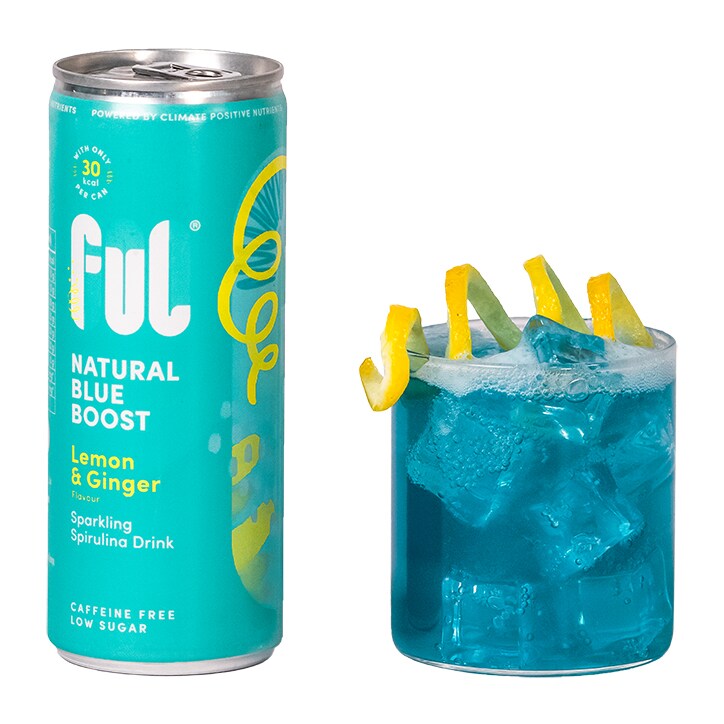 FUL Spirulina Lemon & Ginger Drink 250ml Ready to Drink Holland&Barrett   