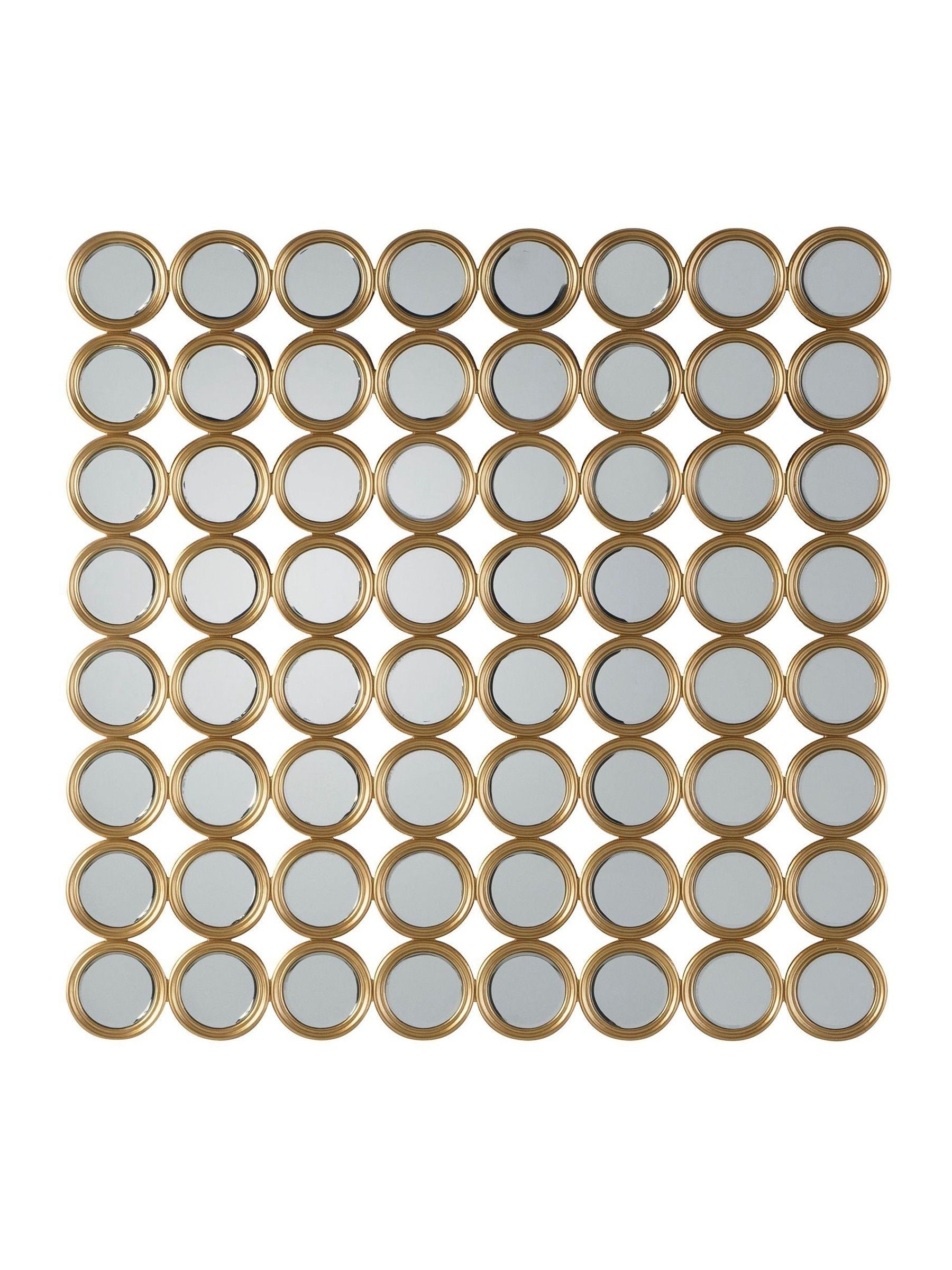Gallery Home Gold Camforth irregular wall mirror 104cm x 104cm, UK version
