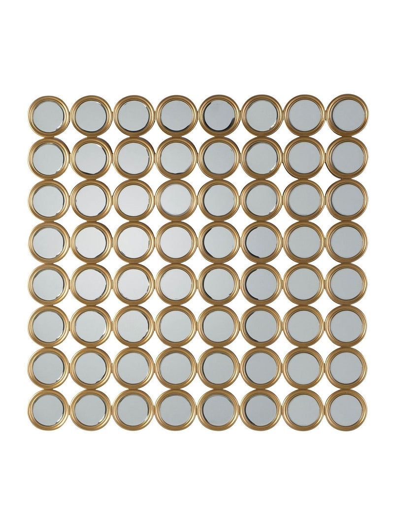 Gallery Home Gold Camforth irregular wall mirror 104cm x 104cm, UK version