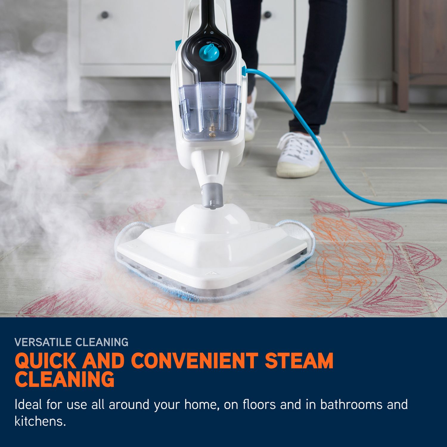 Vax Steam Fresh Combi Classic steam mop with handheld, UK version