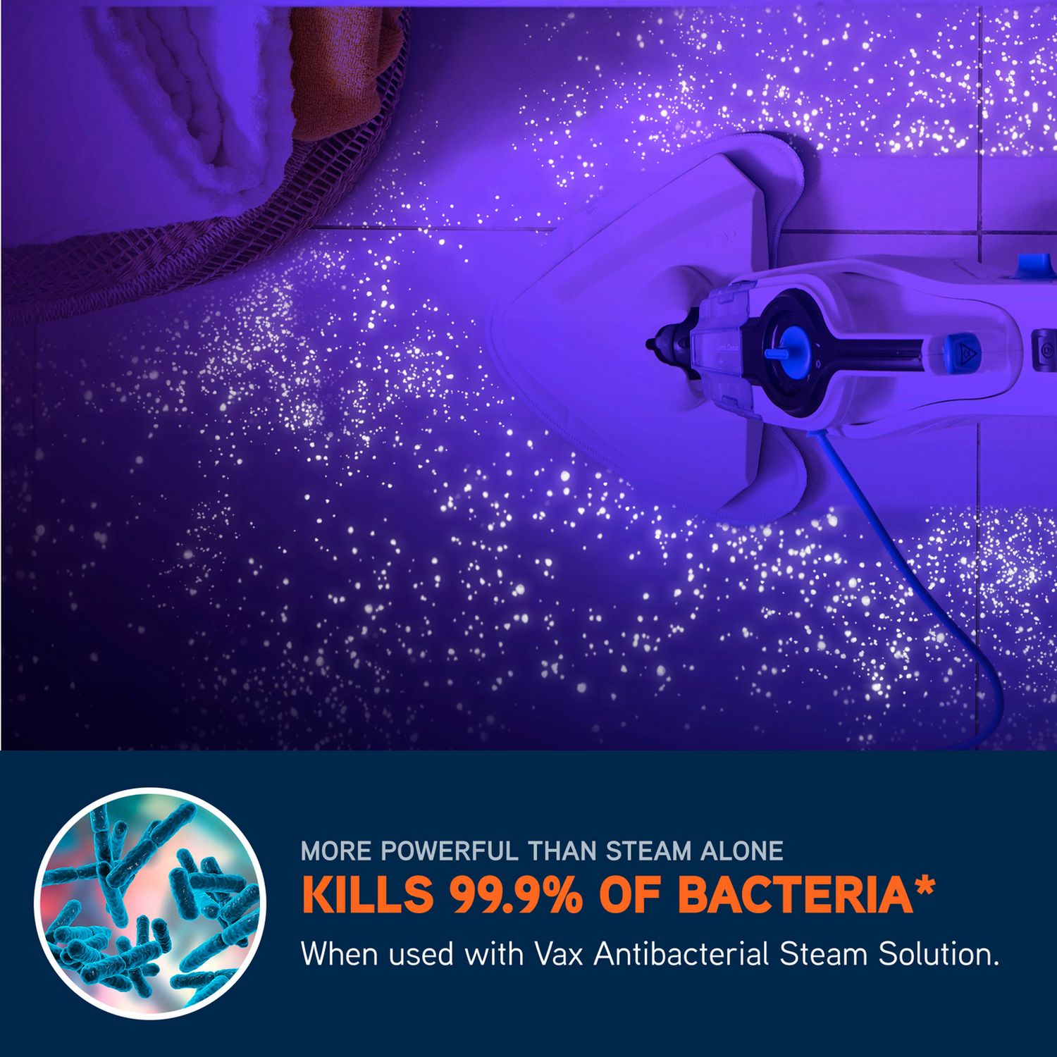 Vax Steam Fresh Combi Classic steam mop with handheld, UK version