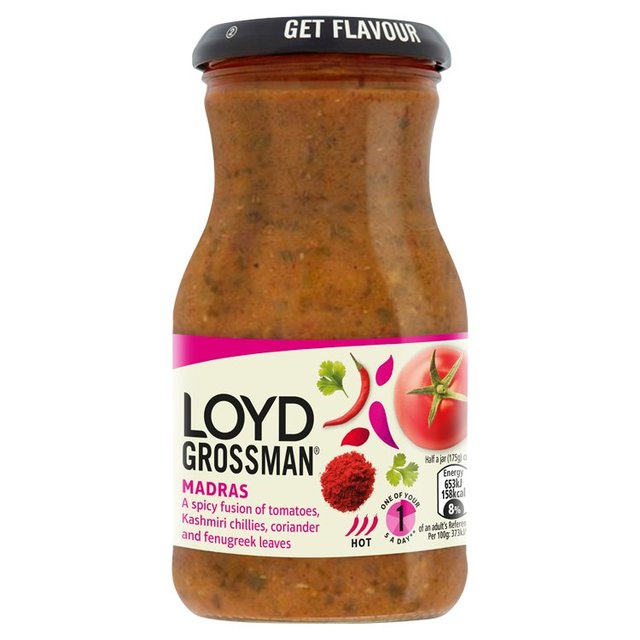 Loyd Grossman Madras Curry Sauce   350g