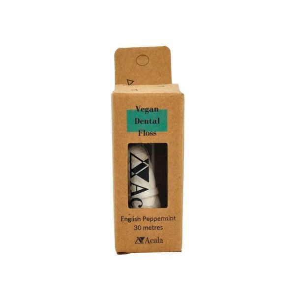 Acala vegan dental floss 30 metres, UK version