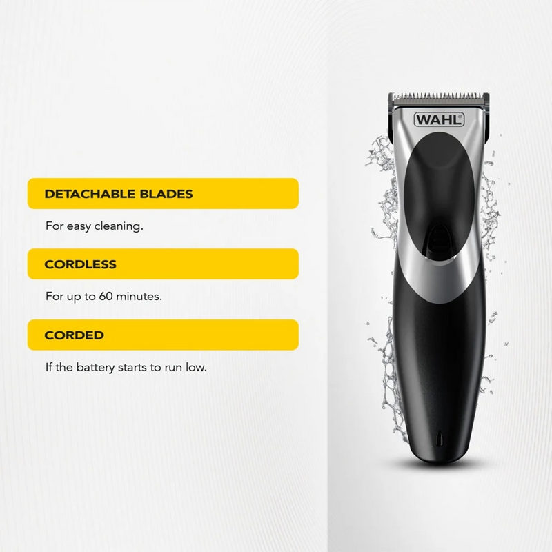 Wahl Clip N Rinse hair clipper, imported from the UK