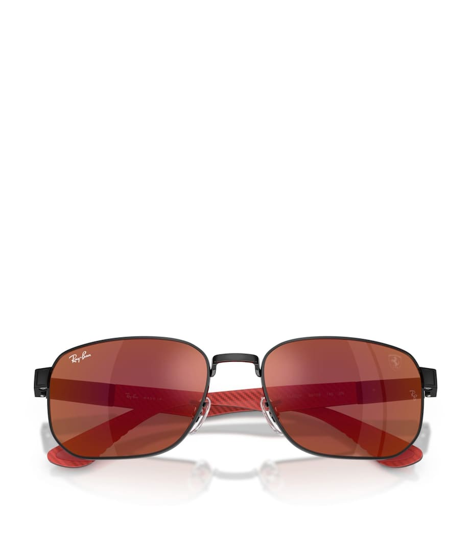 Ray-Ban Scuderia Ferrari Square metal sunglasses, UK version