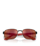 Ray-Ban Scuderia Ferrari Square metal sunglasses, UK version