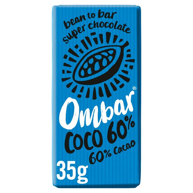 Ombar Coco 60% Organic Vegan Fair Trade Chocolate   35g GOODS M&S   