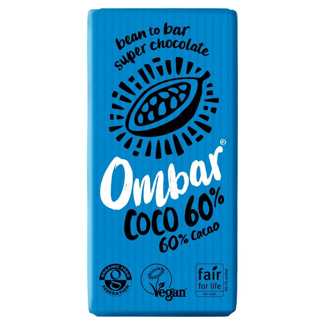 Ombar Coco 60% Organic Vegan Fair Trade Chocolate   35g GOODS M&S   