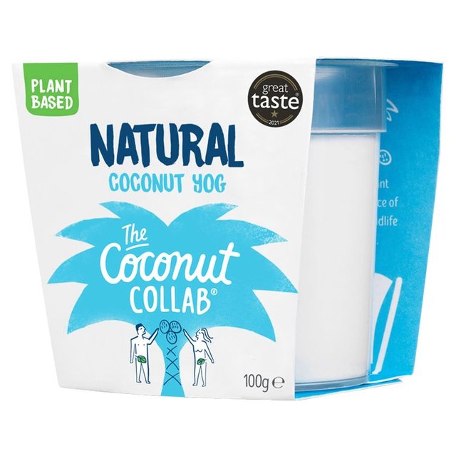 The Coconut Collaborative Dairy Free Natural Coconut Yoghurt   100g GOODS M&S   