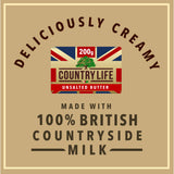 Country Life's unsalted butter 200g (British brand)