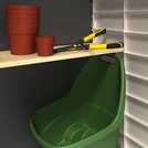 Keter garden bike shed Beige/Green 2000L, UK version