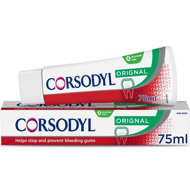 Corsodyl Gum Toothpaste Daily Flouride Gum & Teeth Care   75ml GOODS M&S   