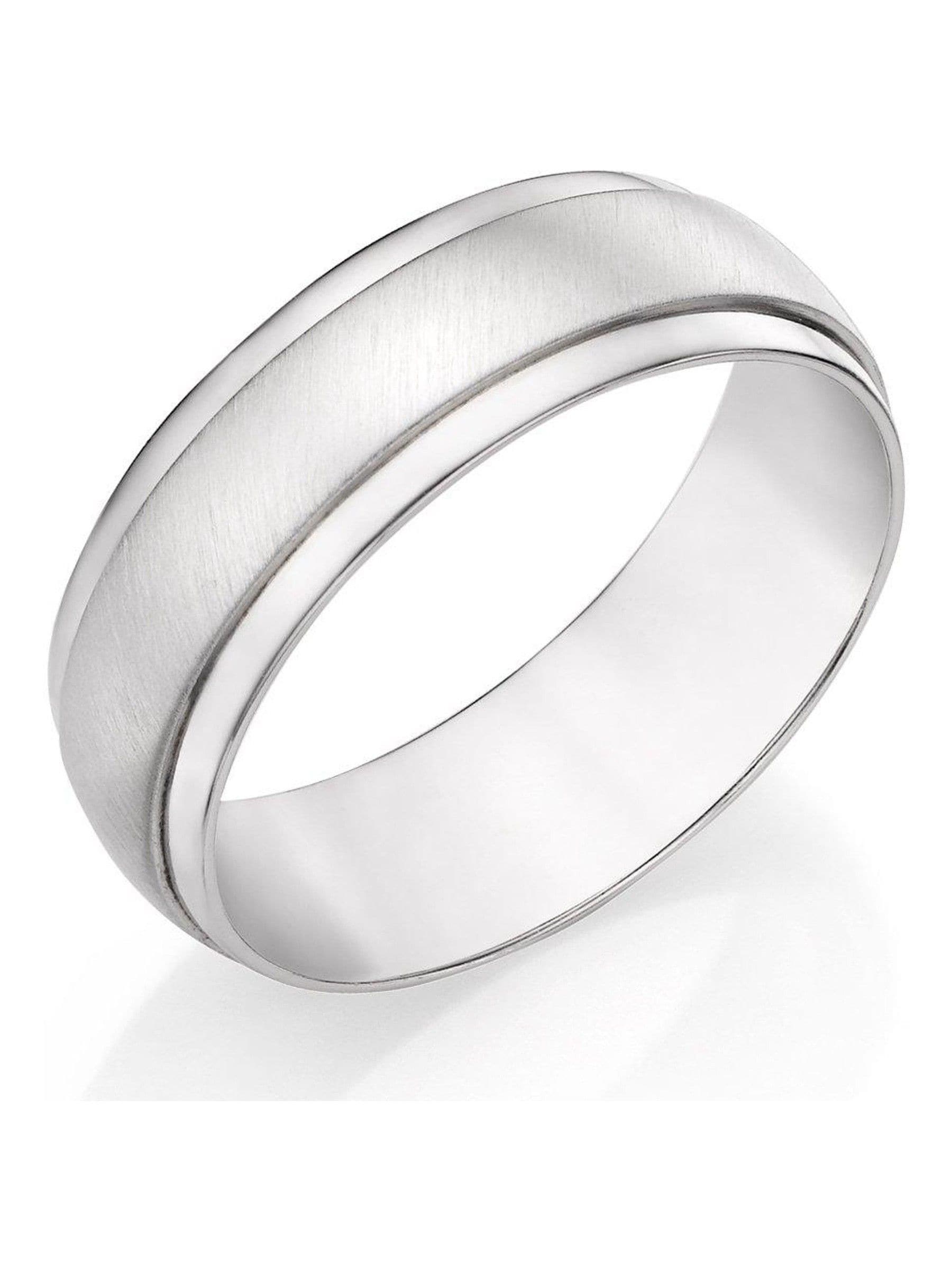 Beaverbrooks Silver Sterling Silver Textured Ring