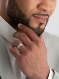 Beaverbrooks Silver Sterling Silver Textured Ring