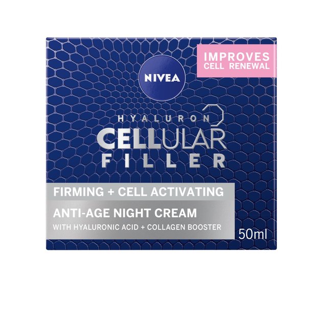 NIVEA Hyularon Cellular Filler Anti-Age Night Cream   50ml GOODS M&S   