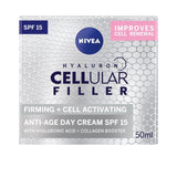 NIVEA Hyaluron Cellular Filler Anti-Age Day Cream SPF15   50ml GOODS M&S   