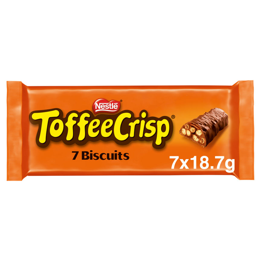 Toffee Crisp Biscuits 7 x 18.7g (130.9g) GOODS ASDA   