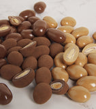 Harrods Chocolate Almonds Collection with salted caramel, praline, and cocoa-dusted varieties 310g, UK version