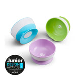 Munchkin Stay Put suction bowls 3 pack, UK version
