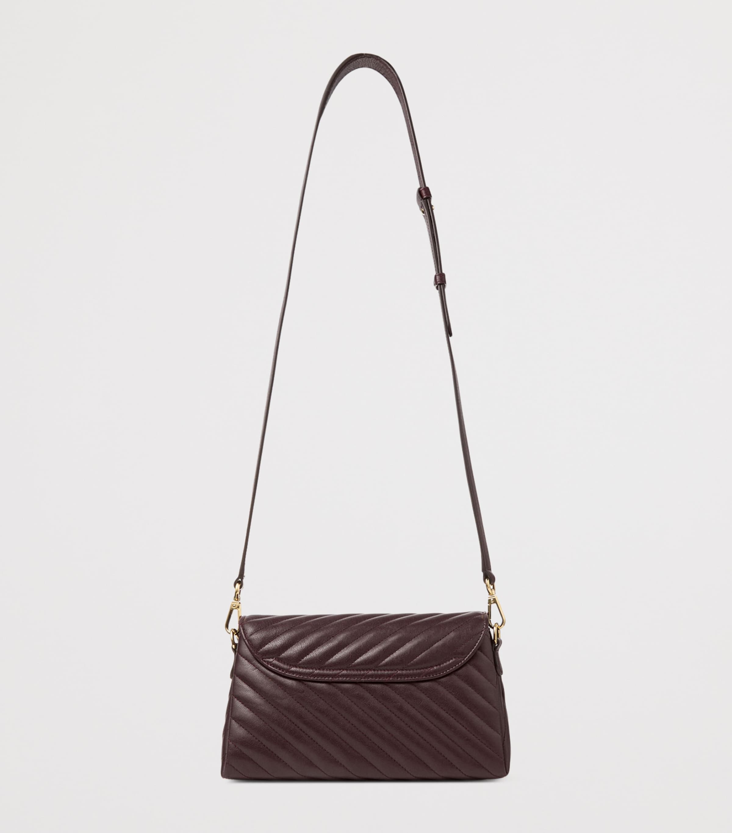 Jimmy Choo Curve quilted leather top-handle bag - British product