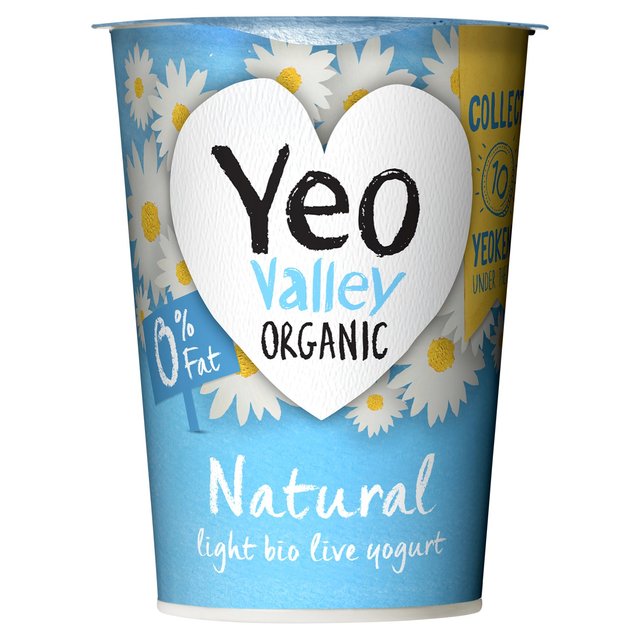 Yeo Valley Organic 0% Fat Natural Yoghurt   450g GOODS M&S   