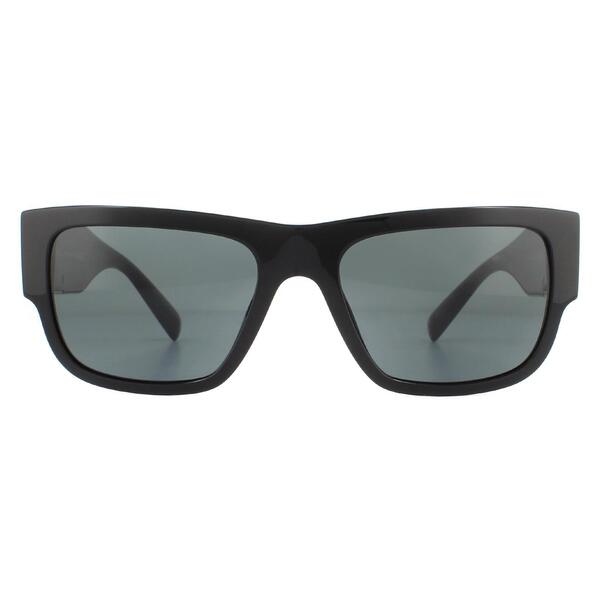 Versace VE4406 black sunglasses large rectangular, imported from the UK
