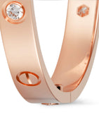 Cartier LOVE bracelet rose gold 4-diamond 6.1mm, UK version