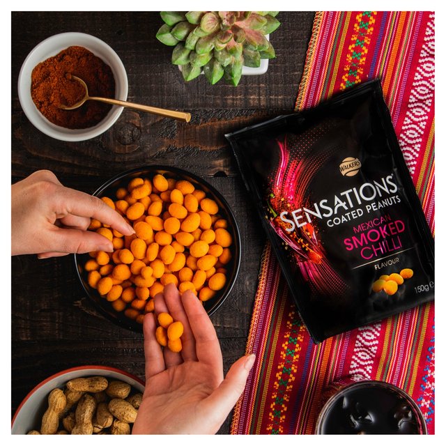 Sensations Mexican Smoked Chilli Coated Sharing Peanuts   150g GOODS M&S   