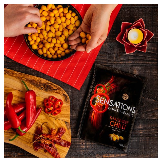 Sensations Thai Sweet Chilli Coated Sharing Peanuts   150g GOODS M&S   