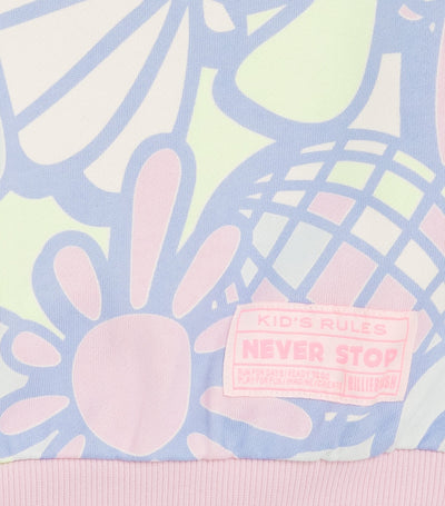 Billieblush Baumwoll-Sweatshirt mit Blumenmuster für Kinder, 2-12 Jahre