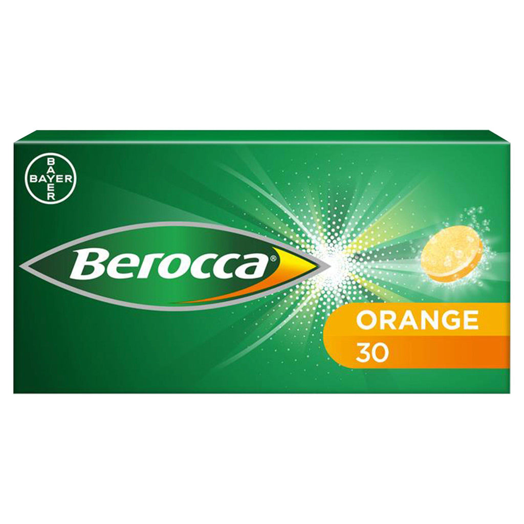 Berocca Orange Energy Effervescent Vitamin Tablets x30