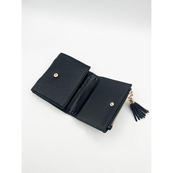 SVNX bee embellishment purse black, imported from the UK