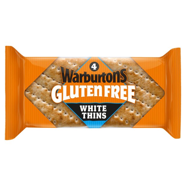 Warburtons Gluten Free 4 White Sandwich Thins   4 per pack