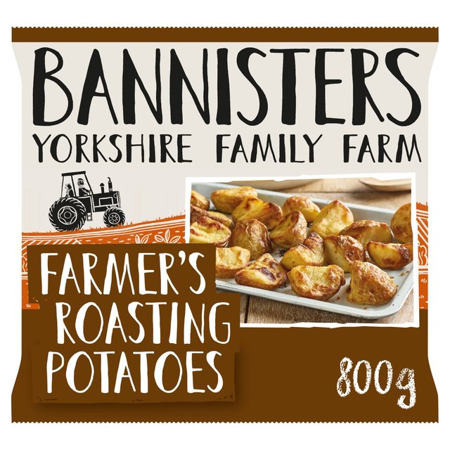 Bannisters Farm Skin On Roasting Potatoes   800g