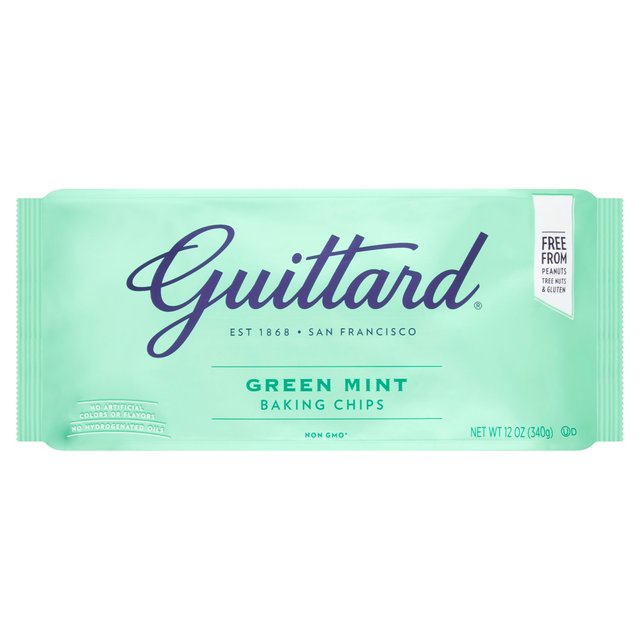 Guittard Green Mint Baking Chips   340g GOODS M&S   