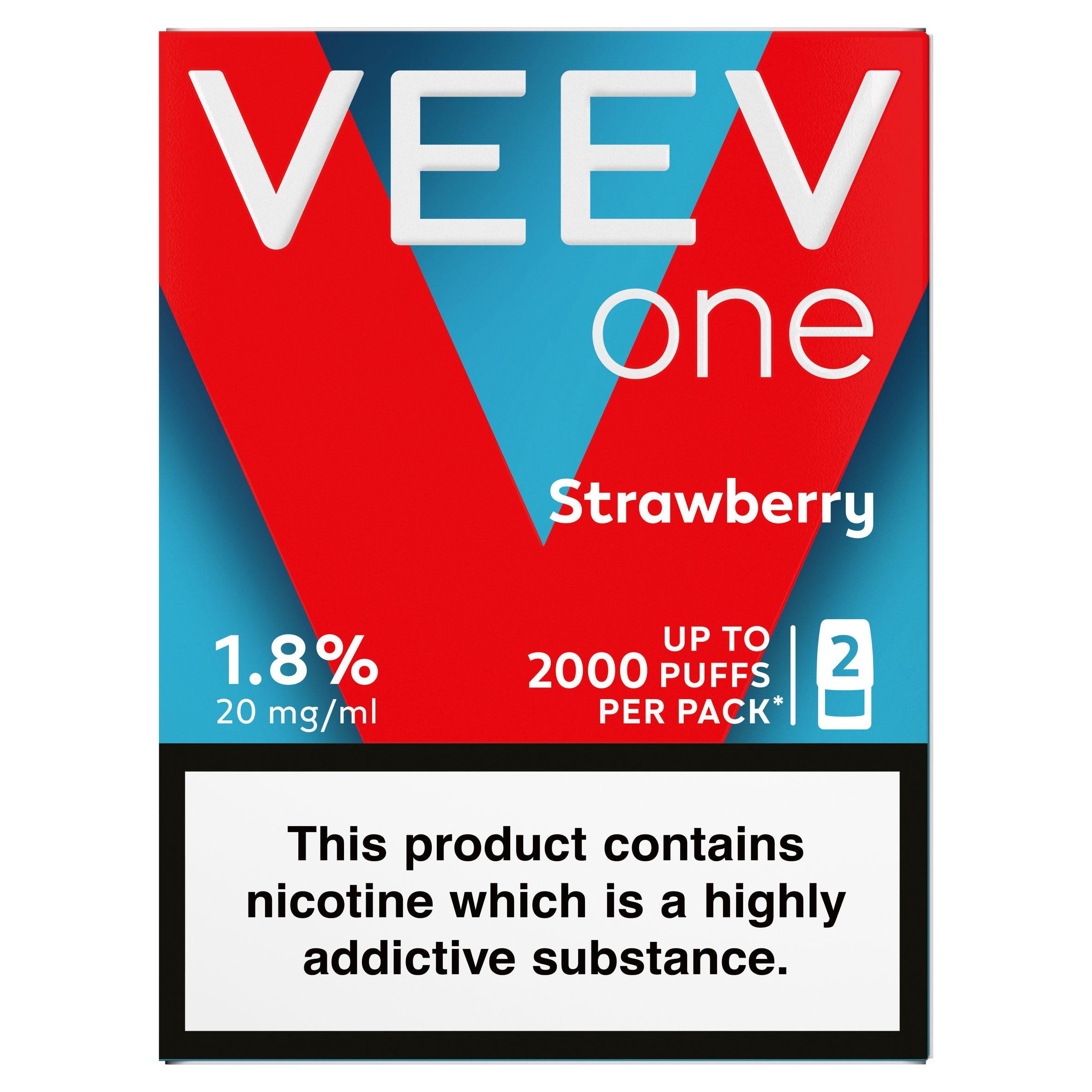 Veev One Strawberry GOODS Sainsburys   