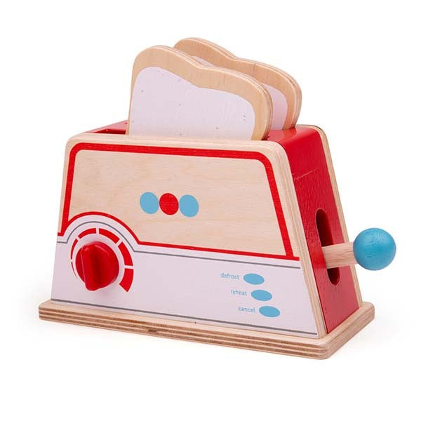 Bigjigs Toys Wooden Toaster Toy GOODS Superdrug   