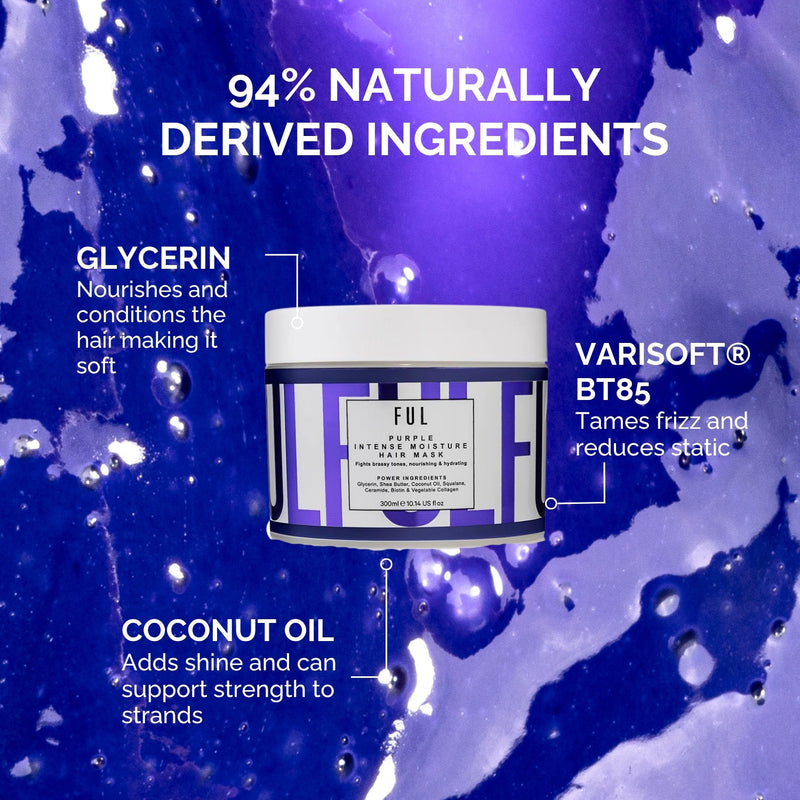 Ful Purple Intense Moisture hair mask 300ml - British product