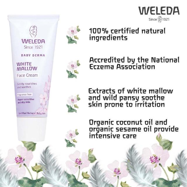 Weleda Baby White Mallow Face Cream   50ml GOODS M&S   