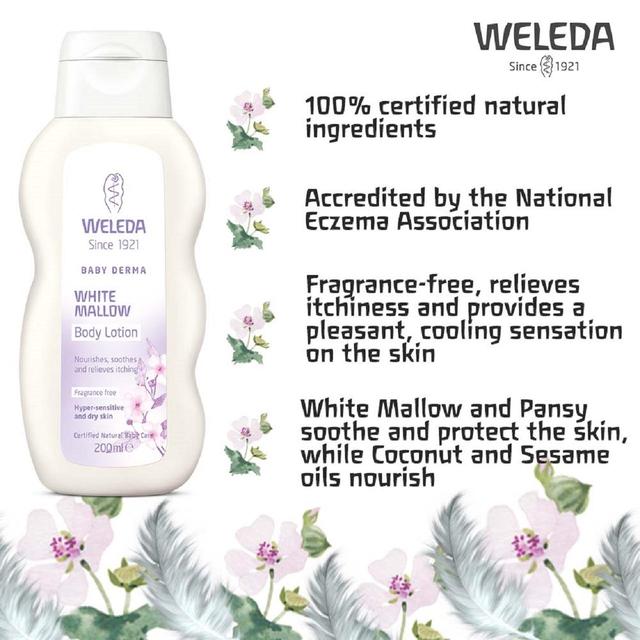 Weleda Baby White Mallow Body Lotion   200ml GOODS M&S   