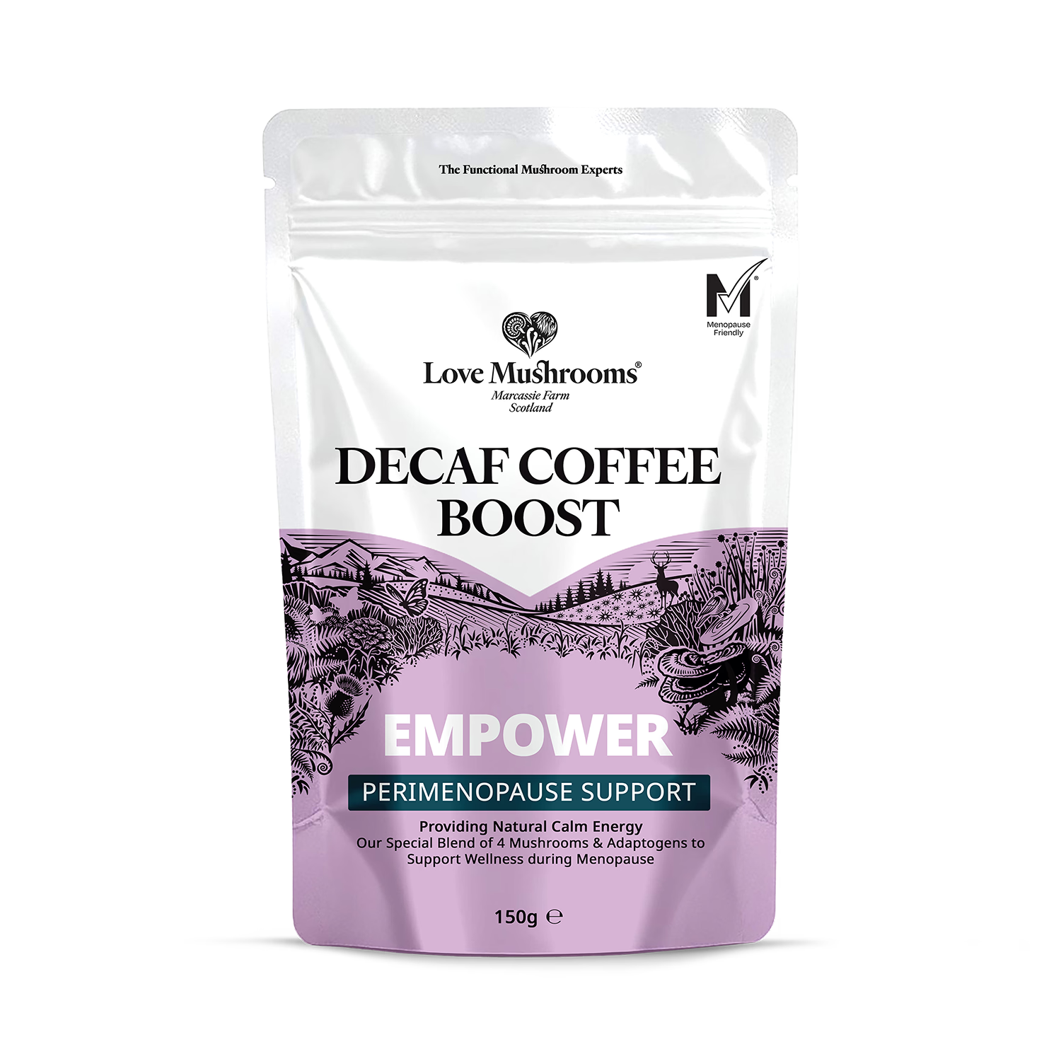 Empower Perimenopause Coffee 150g pouch - British product