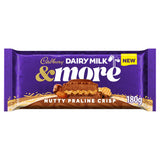 Cadbury Dairy Milk & More Nutty Praline Crisp 180g GOODS Sainsburys   