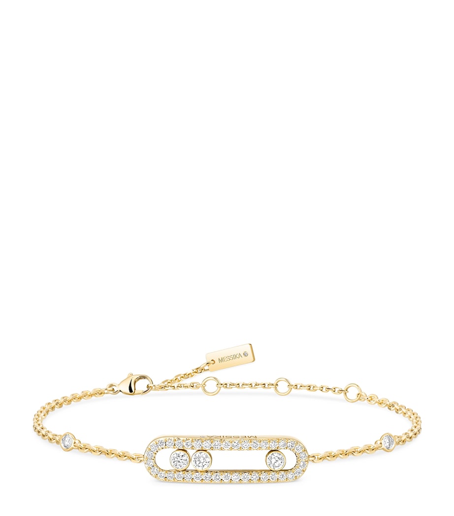 Messika Move Classique baby bracelet 0.29ct yellow gold diamonds, UK version