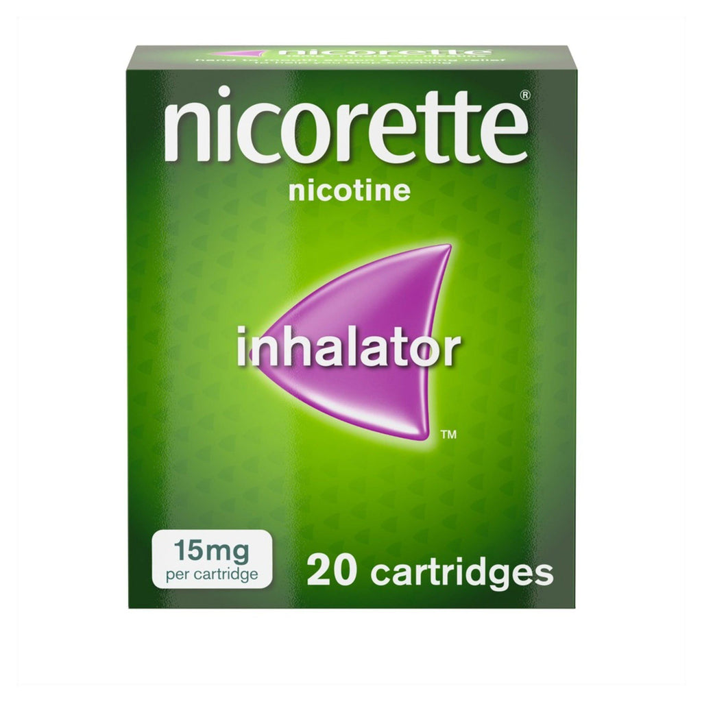 Nicorette Inhalator - 15mg, x20 Cartridges (stop smoking aid)