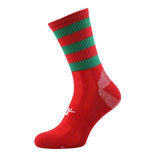 Precision Kids Pro Hooped Socks (8 -11) GOODS Superdrug Red/Green  